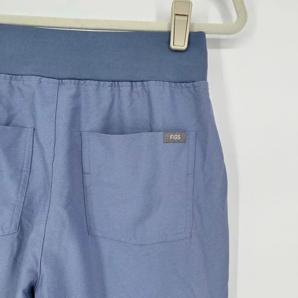 FIGS Jogger Scrub Pants XS Women’s Blue Technical Collection W22SW2012P EUC